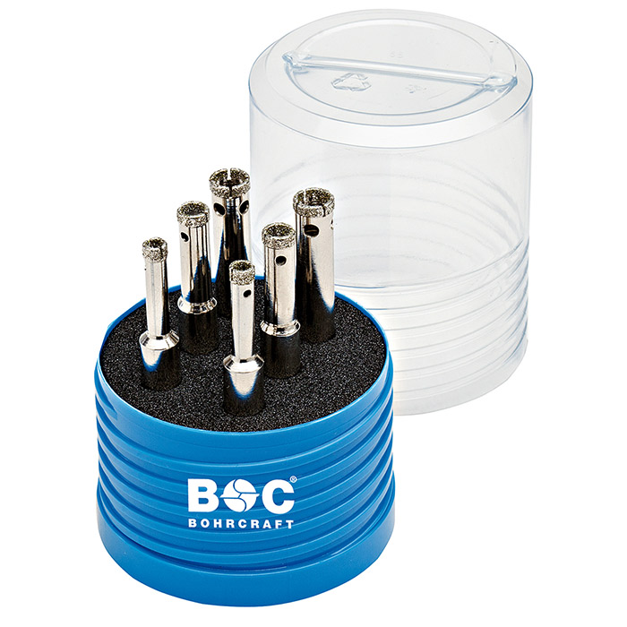 BC BASIC Diamant Tegelborenset DB6 6-10mm, 6-delig
