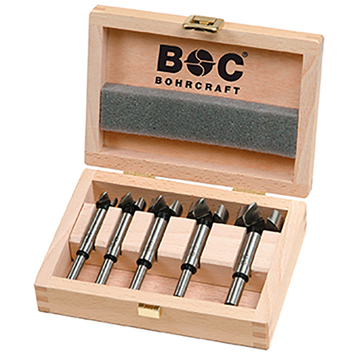 BC Forstnerborenset FB5, DIN 7483 G 5/20/25/30/35mm, 5-delig