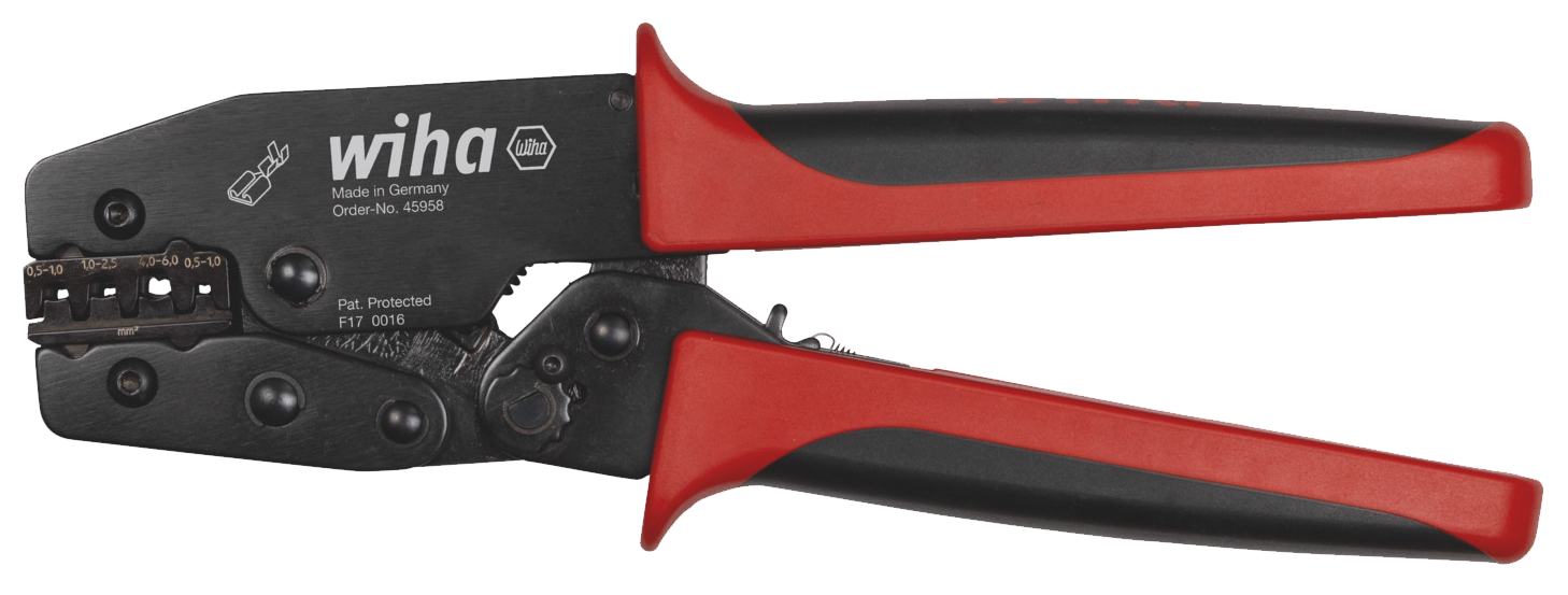 WIHA Krimptang Ongeïsoleerde Kabelschoenen Z62006 0.25-6mm² 220mm