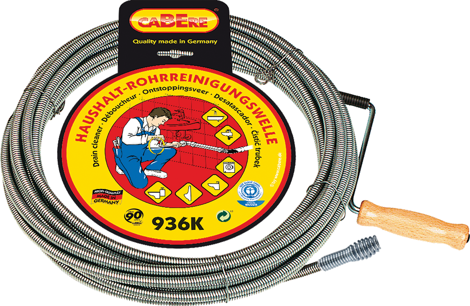 CABERE Ontstoppingsveer Nr.936K Ø 9mm 5m