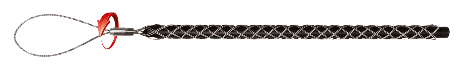 RUNPO RVS Kabeltrekkous met anti-twist trekoog 6-9mm