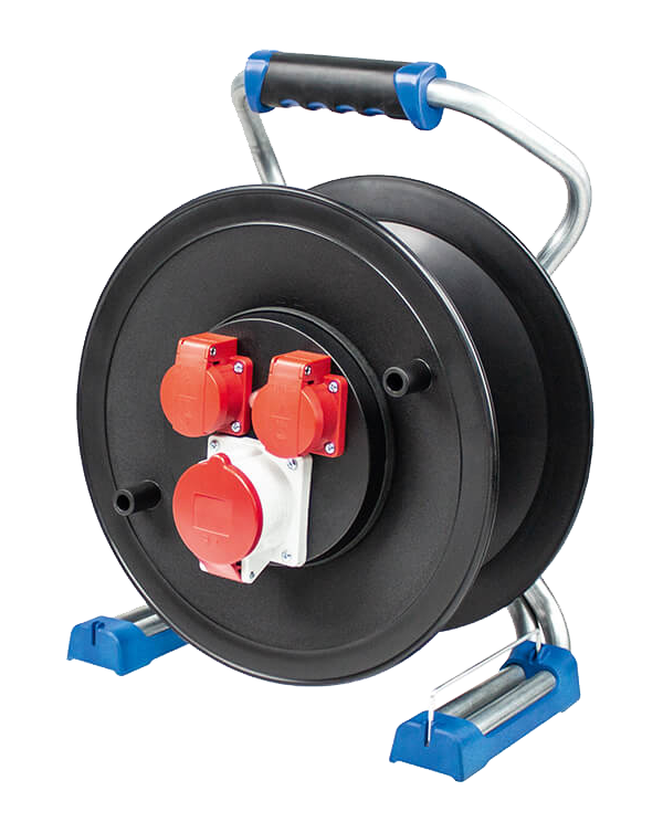 Schwabe CEE-Kabelhaspel Xperts Leeg 400V/16A IP44 Ø285mm tbv 25m kabel