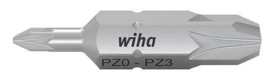 WIHA Dubbelbit Pozidriv 7412 PZ0 - PZ3 30 mm (10 stuks)
