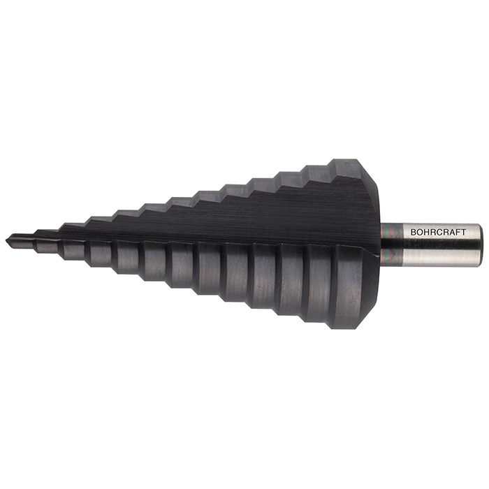 BC Trappenboor HSS-G TiALN 2A, 9 stappen 4-20mm