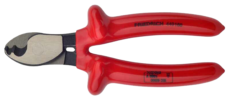 Friedrich Kabelschaar 1000V, meerlaags dompel geïsoleerd  Ø10mm 165mm