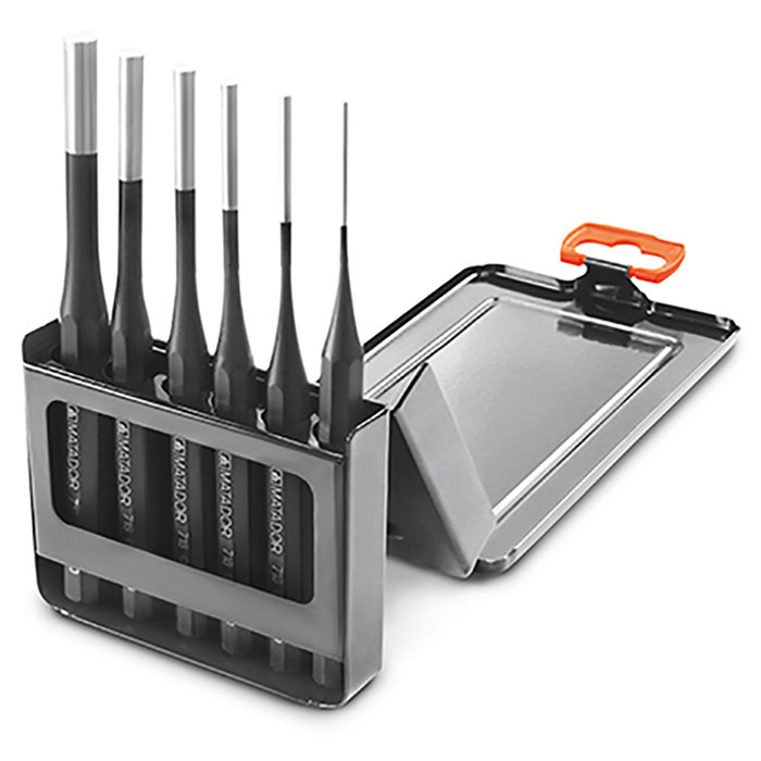 Matador Doorslagenset DIN 6450 vorm C 2-8mm in cassette, 6-delig