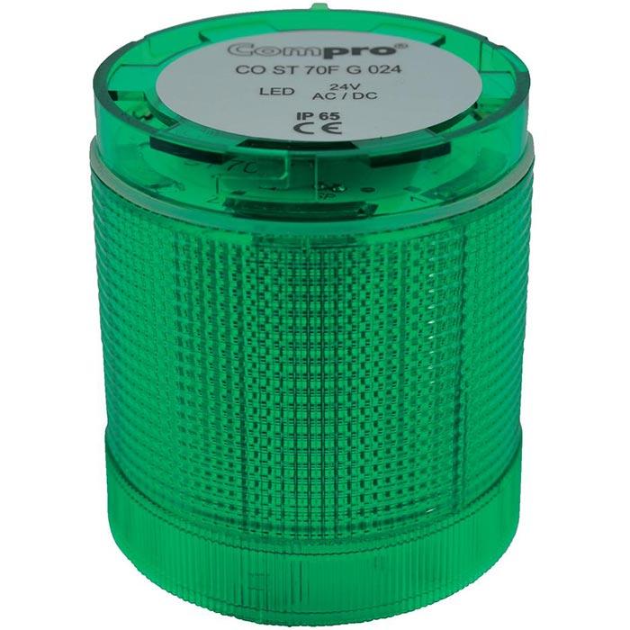 Compro Flitslamp Signaalzuil ST70 LED Element Groen 2F