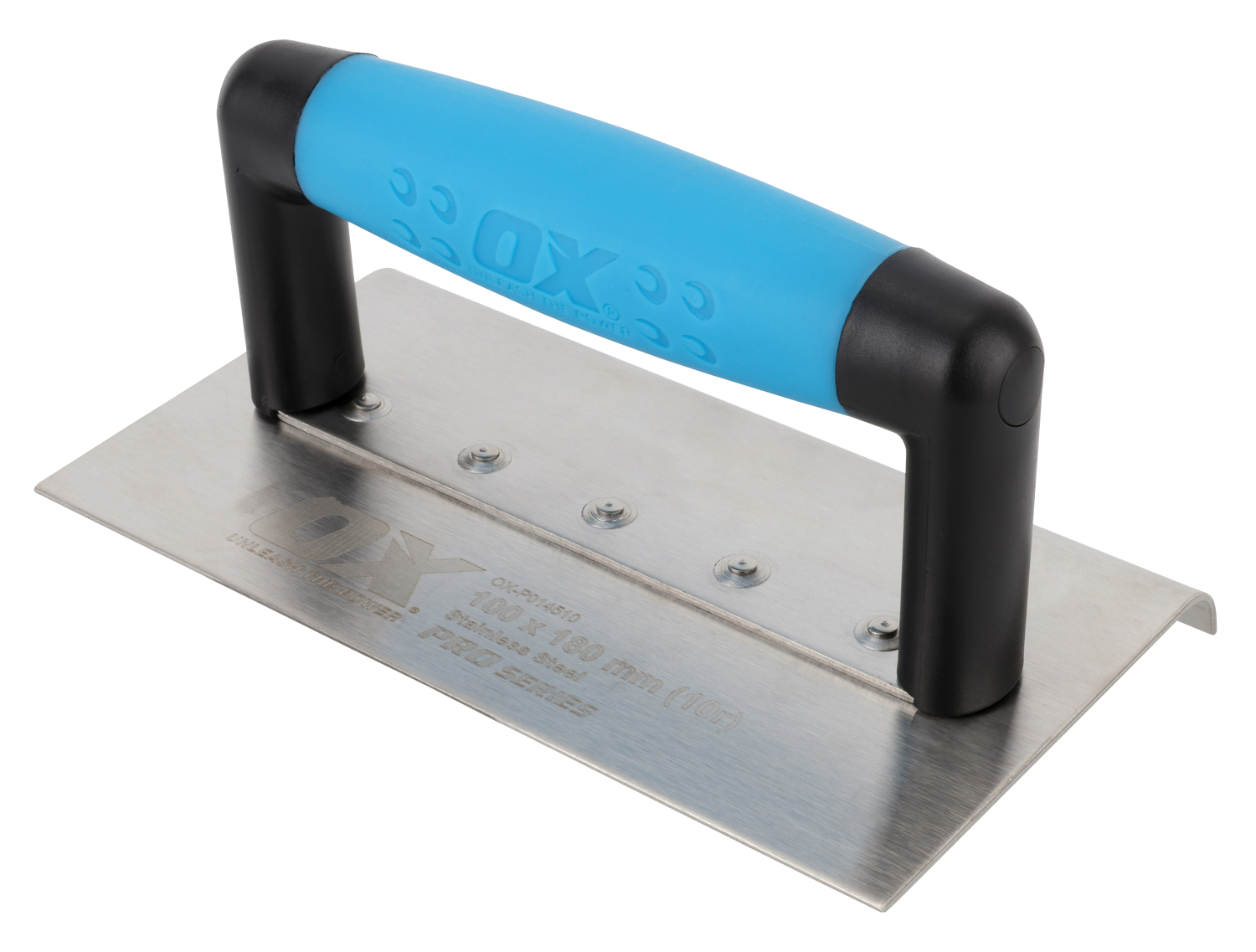 OX Pro RVS Randtroffel 100x180mm 10mm straal