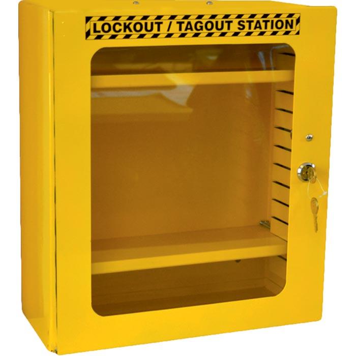 Spectrum Lockout Station voor Veiligheidsproducten met raam 410 x 360 x 155mm