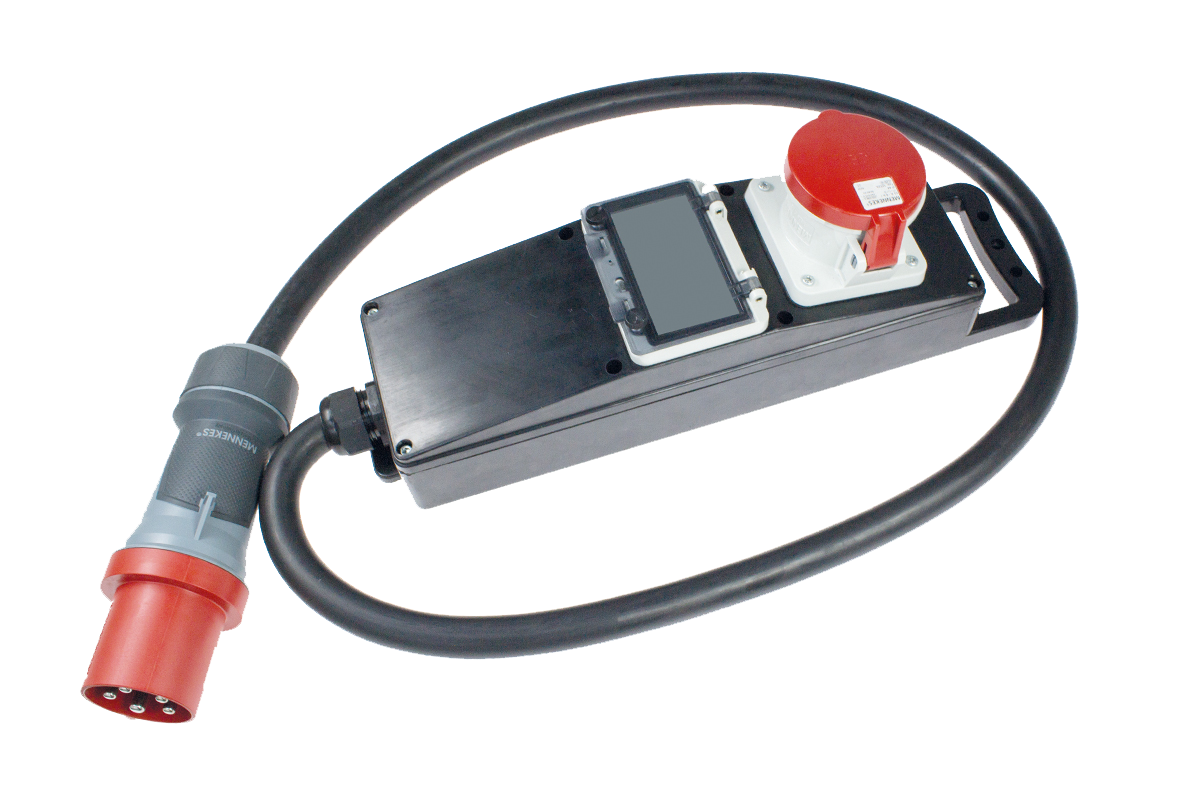 Schwabe CEE MIXO Energieverbruiksmeter 400V/63A IP44 H07RN-F 5G16 2m