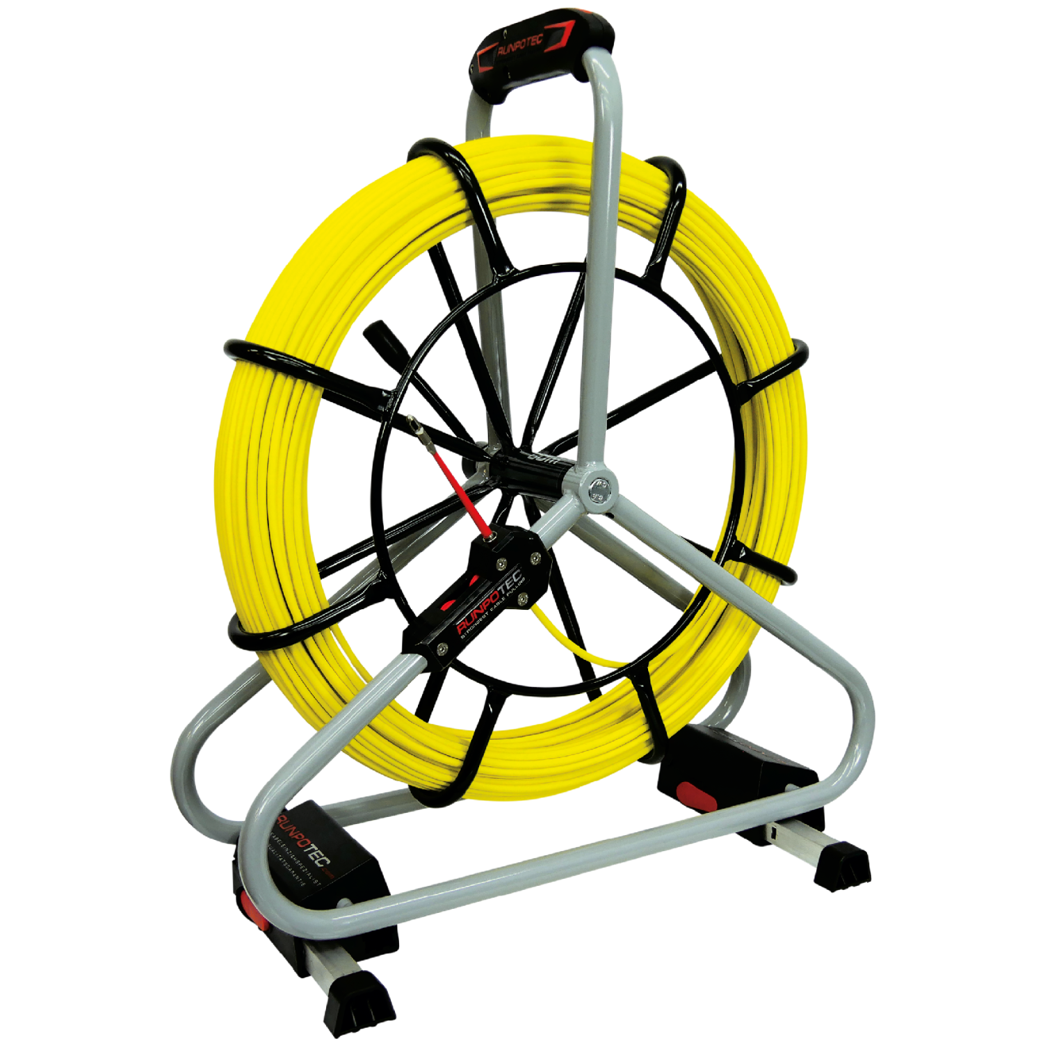 RUNPO Profi-set Glasvezel Trekveer Ø 6mm RTG6 50m incl. Haspel