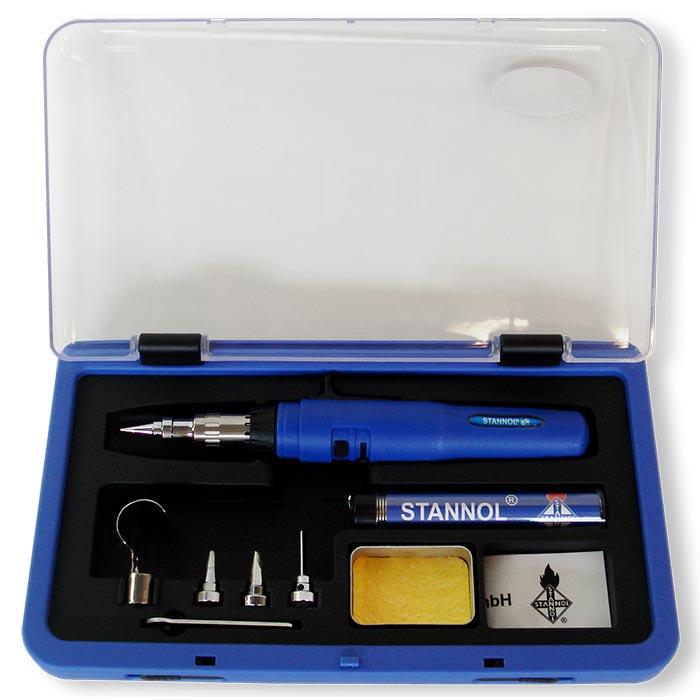 Stannol Gassoldeerset ST70-S in kunststof koffer