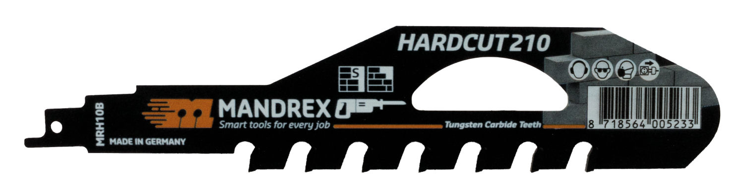 Mandrex Hardcut Reciprozaagblad MRH10B 210mm (1 st.)
