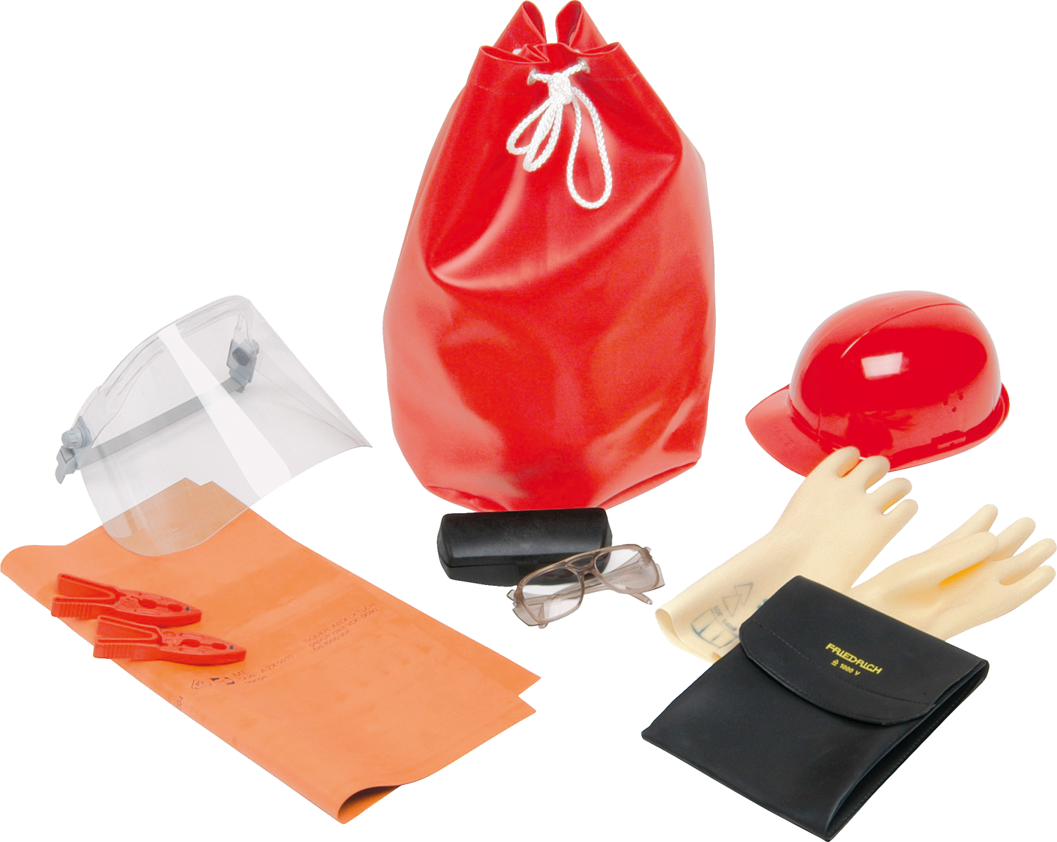 Friedrich Veiligheidsuitrusting in buidel, 11-delig