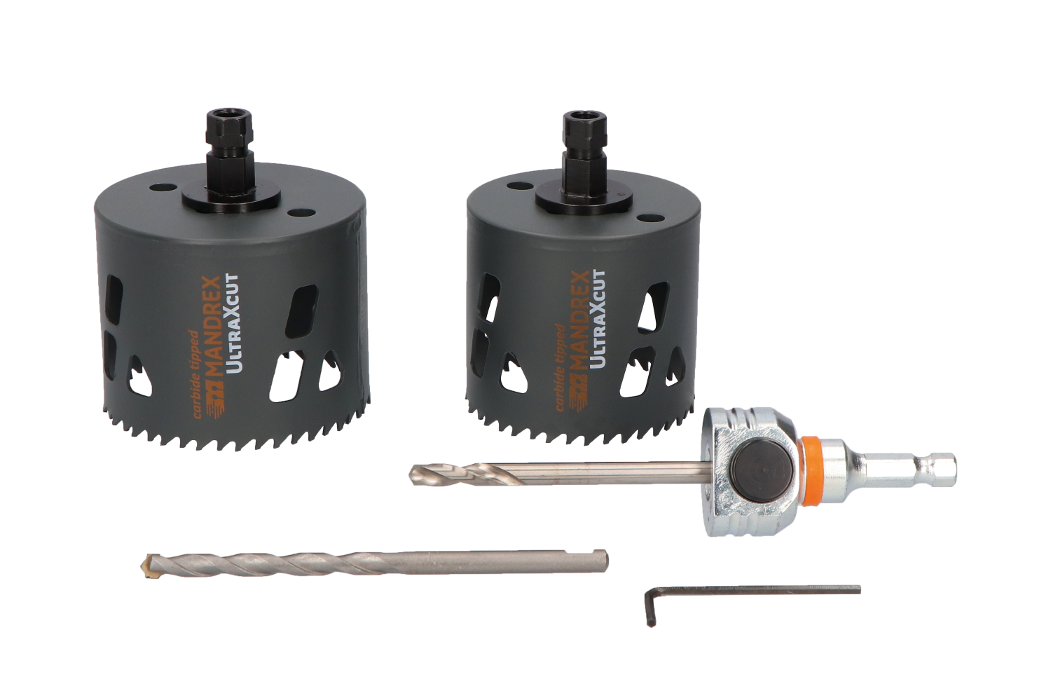 Mandrex Starterset UltraXcut MX200040B MXqs Gatzaaghouder zesk.8,5 + TCT gatzaag Ø73mm+Ø83mm