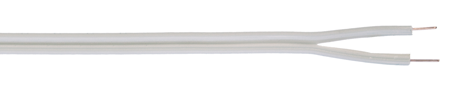 Schwabe Camping Twin Aansluitkabel H03VH-H 2 x 0,75 mm² Wit 5m