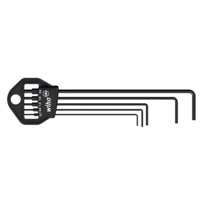 WIHA Inbussleutelset Classic gezwart 352B, 6-delig