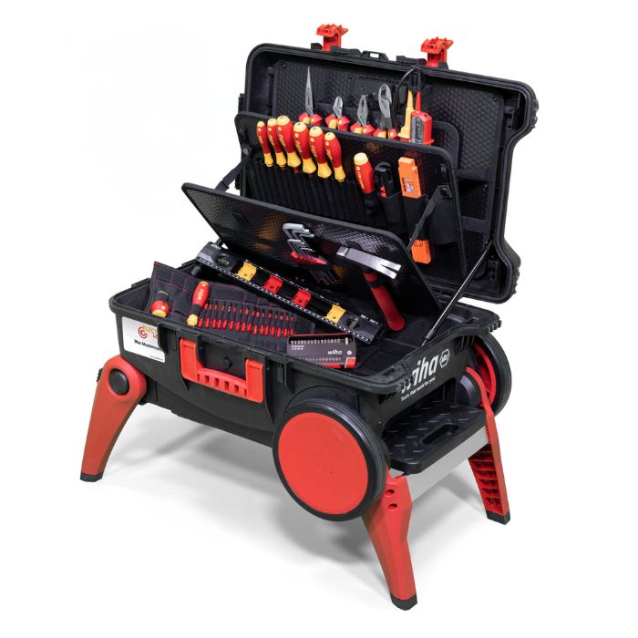 WIHA Gereedschapskoffer Elektricien Competence XXL 4 9300-70104, 80-delig