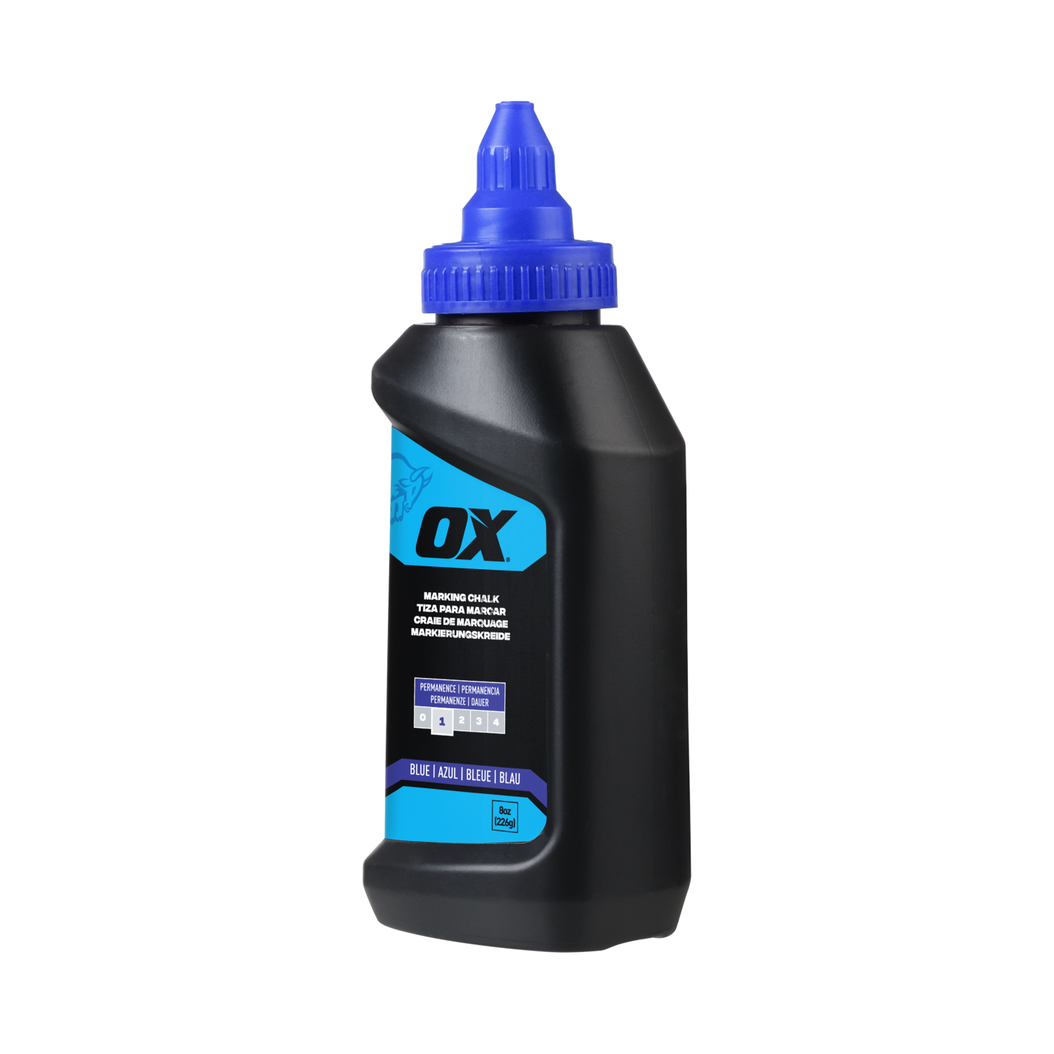 OX Pro Standaard Markeerkalk blauw 226gram