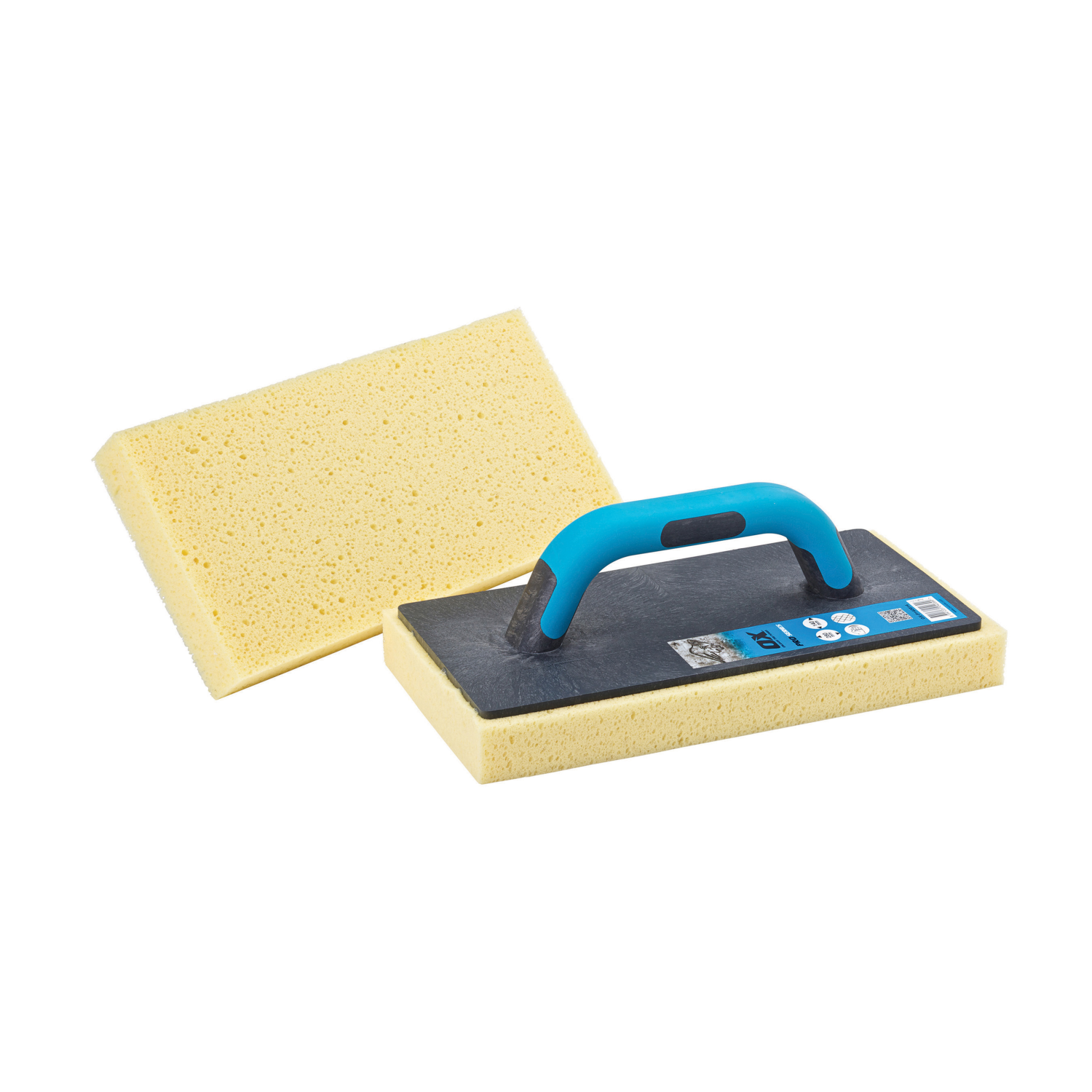 OX Pro Schoonmaakbord met spons Softgrip  280x140mm