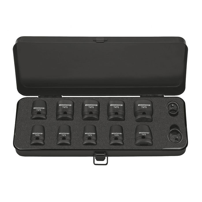 Matador 1/2" Krachtdoppenset 10-24mm, 14-delig