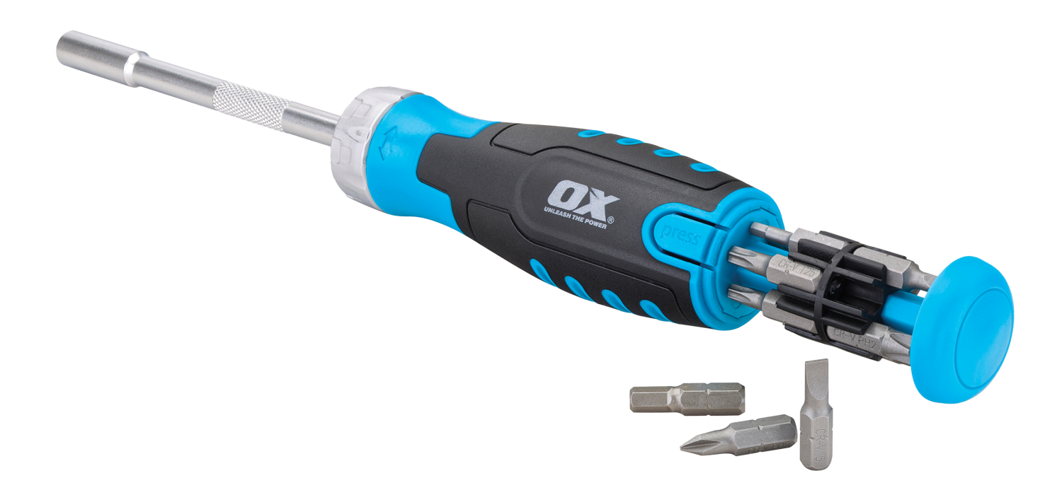 OX Pro Multibit Ratelschroevendraaier