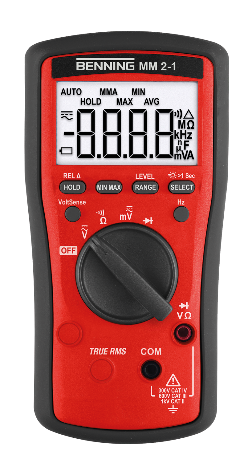 BENNING MM 2-1 Digitale Multimeter TRUE RMS