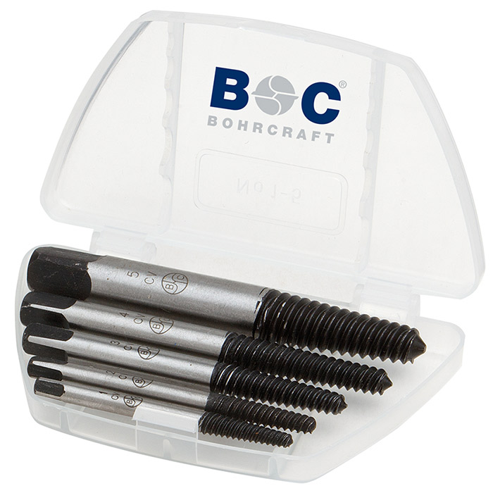 BC Boutuitdraaierset SE5 Maat 1-5 M3-M18, 5-delig