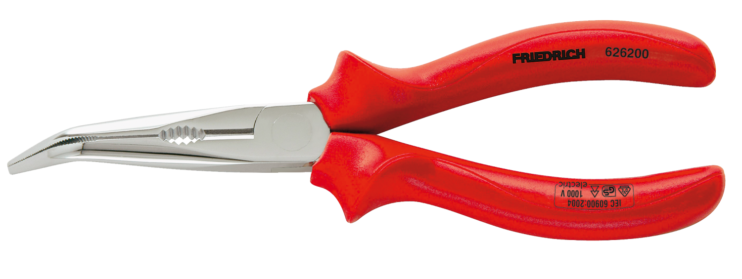 Friedrich Telefoontang gebogen 1000V rood geïsoleerd 160mm