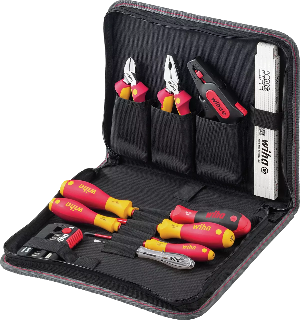WIHA Gereedschapsset Elektricien Assorti in etui, 32-delig