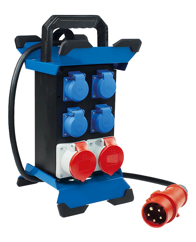 Schwabe CEE Stroomverdeler Stecky 11+ 400V/16A IP44 H07RN-F 5G2,5 2,5m