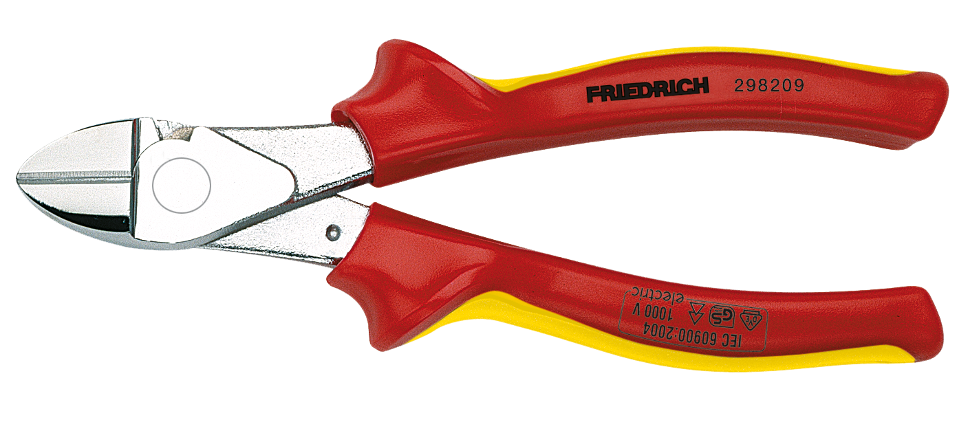 Friedrich Krachtzijkniptang 1000V 2K geïsoleerd 170mm VDE