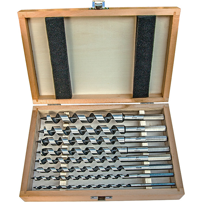 BC Slangenborenset SB 235 zeskant schacht 6/8/10/12/14/16/18/20 x 235mm, 8-delig