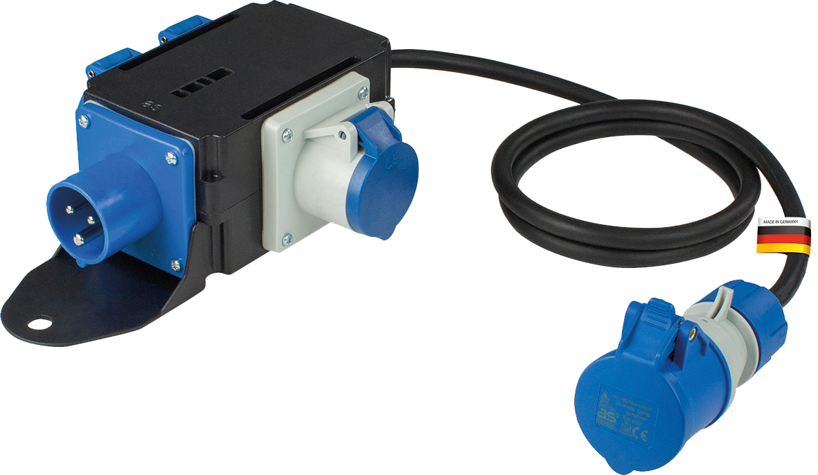 Schwabe Camping CEE Powerlight Stroomverdeler H07RN-F 3G2,5 IP44 1,5m