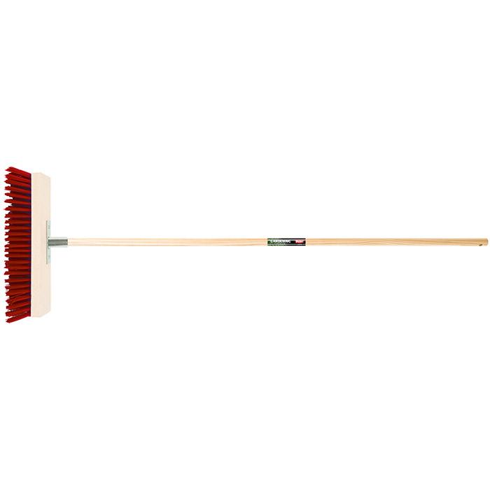 Polet Straatbezem 40cm Synthetisch met essen steel 150cm