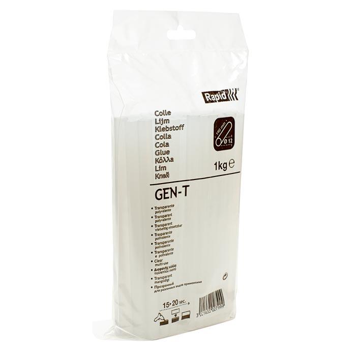 Rapid Lijmpatronen Ø12x190mm 1,0kg GEN-T in zak
