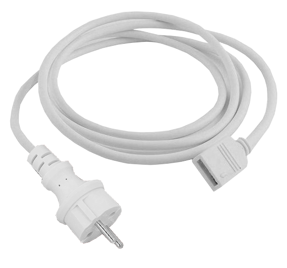Schwabe Aansluitkabel LED lichtstrip IP44 230V/16A H05RN-F 2x1.0 1.5m