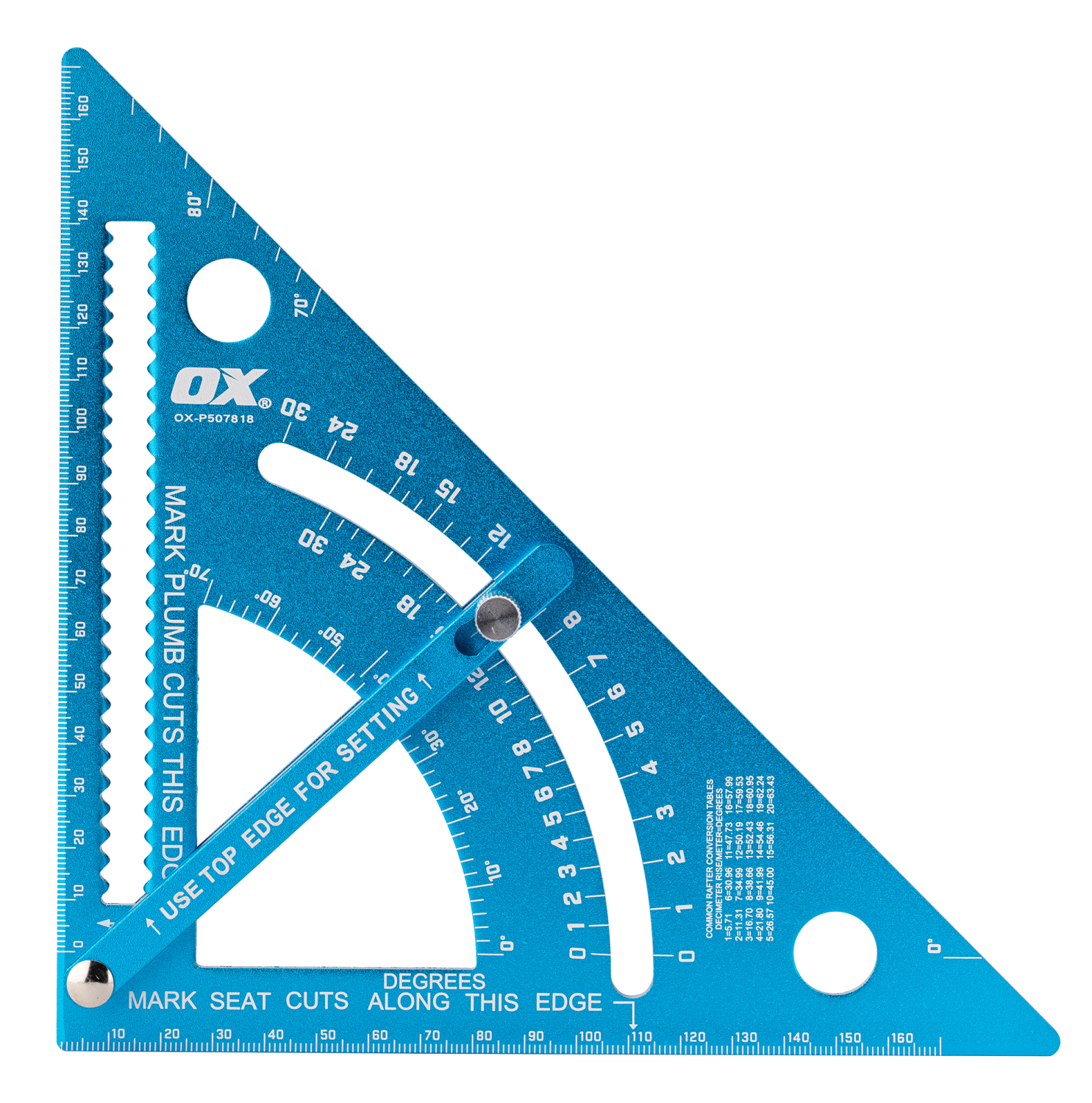 OX Pro Verstelbare Aluminium Meetdriehoek 180mm