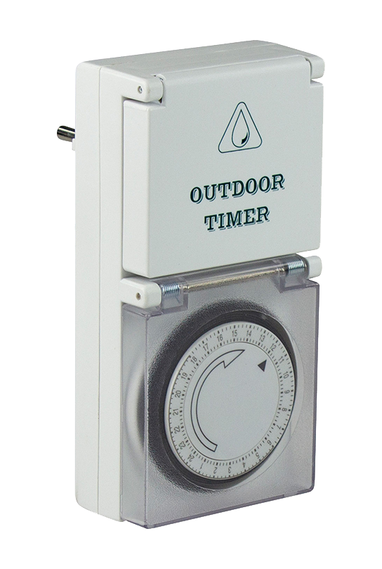 Schwabe Dagtimer 230V/16A IP44 Mechanisch Outdoor 96 schakeltijden