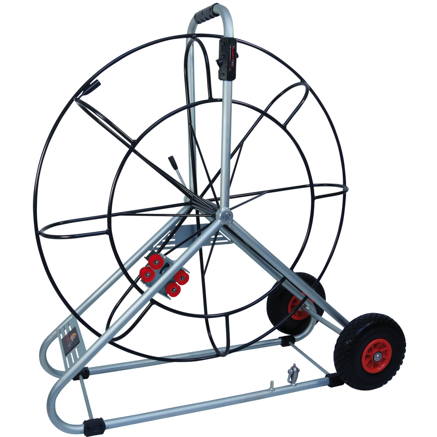 RUNPO Haspel Ø 1400mm verzinkt/gepoedercoat t.b.v.15mm Glasvezel Trekveer