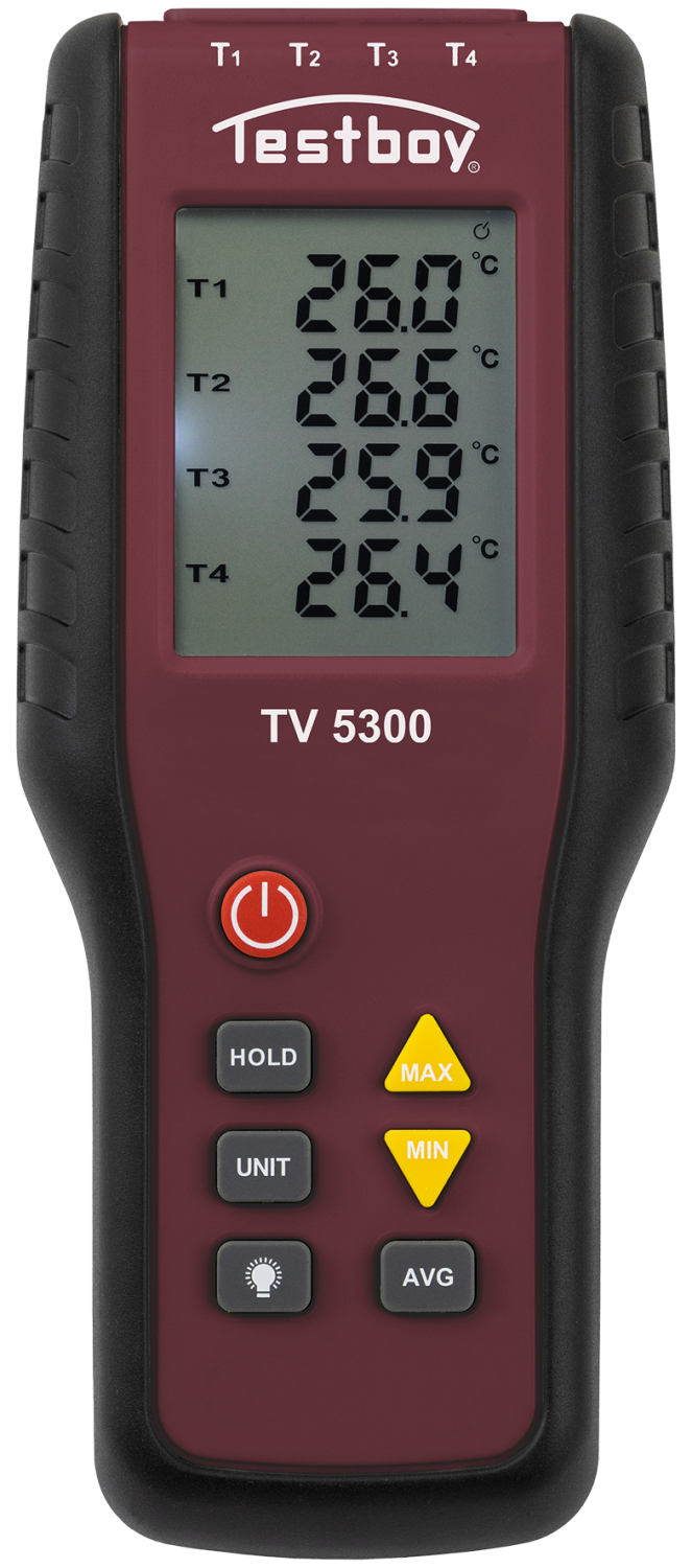 Testboy TV 5300 4-kanaals Thermometer