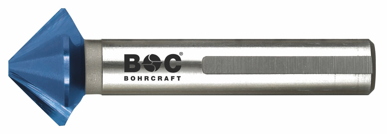 BC PP Verzinkboor HSS-E Co 5% DIN 335 vorm C 90° Blue+ Ongelijke Steek 8,3mm