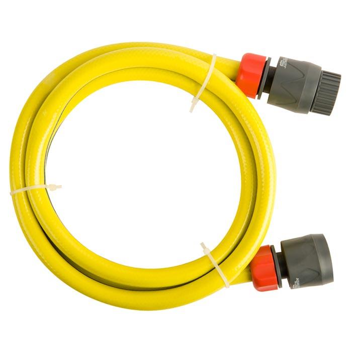 Polet Aansluitset: Kraanstuk, 2 x Koppelstukken en 1.5m versterkte Tuinslang 1/2"