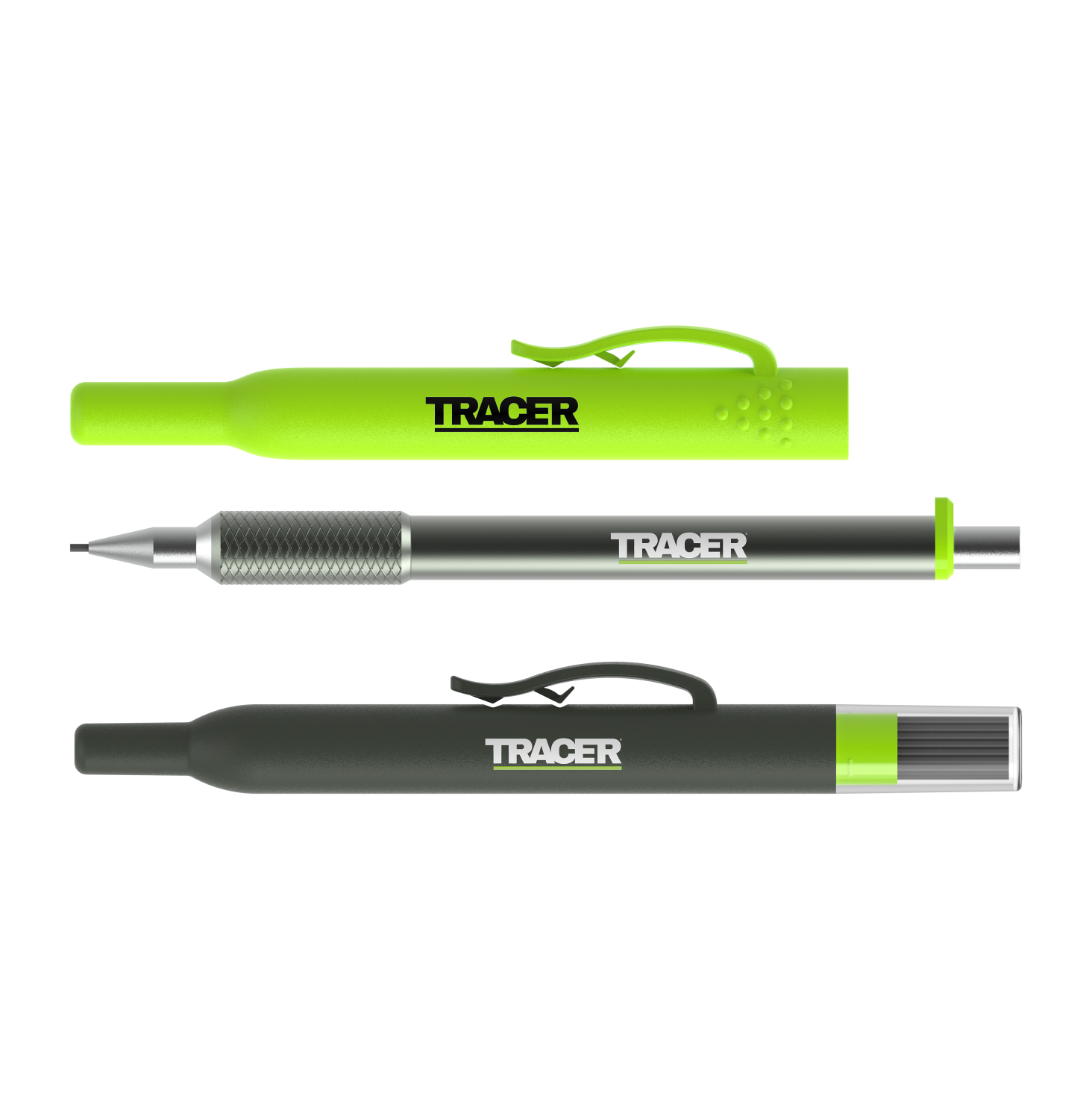 TRACER Precisie Markeerpotlood APPK1-PRO + Navulling (24 stuks)