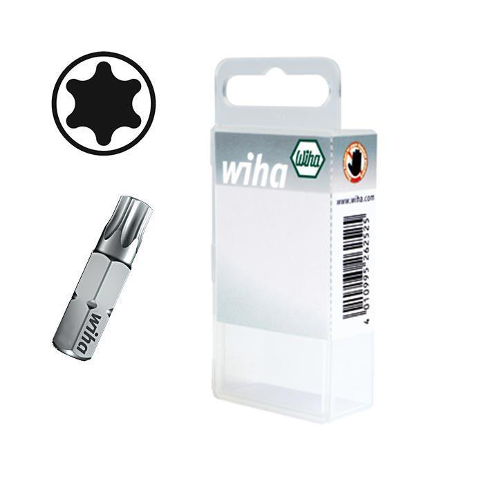 WIHA Standaard Bit 1/4" C6,3 TORX 7015 T25x25 in blister (10 stuks)
