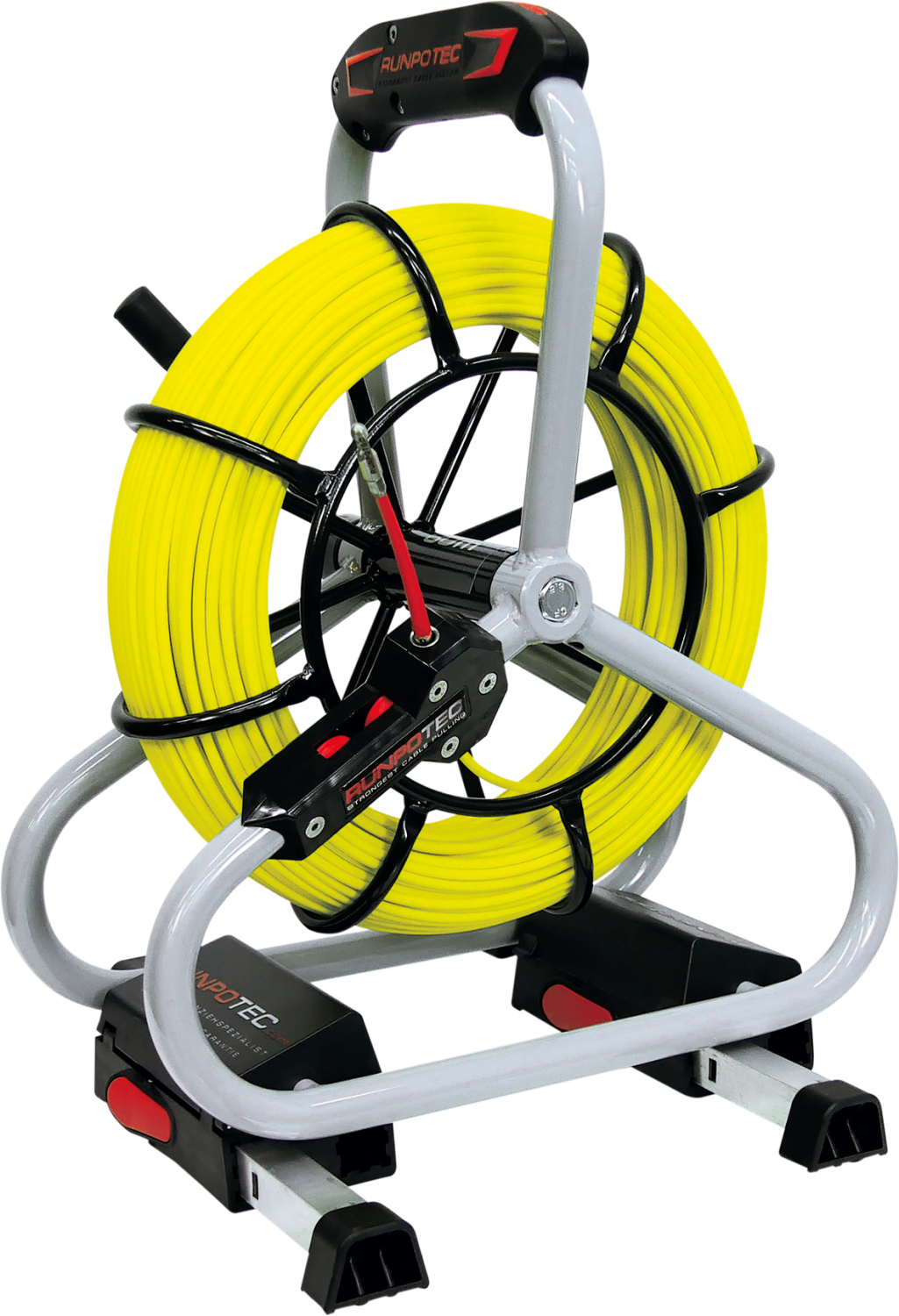 RUNPO Profi-set Glasvezel Trekveer Ø 4,5mm RTG6 50m incl. Haspel