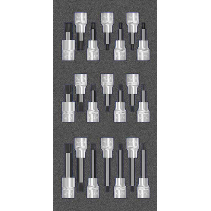 Matador MTS 1/3 Module 1/2" Schroevendraaierdopsleutelset XZN/RIBE M5-M16, 21-delig