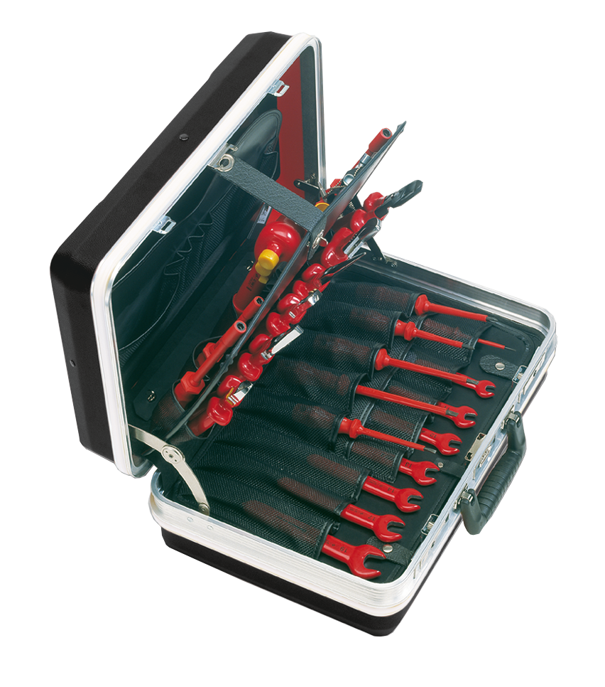 Friedrich Gereedschapskoffer 1000V VDE "SERVICE", 32 delig