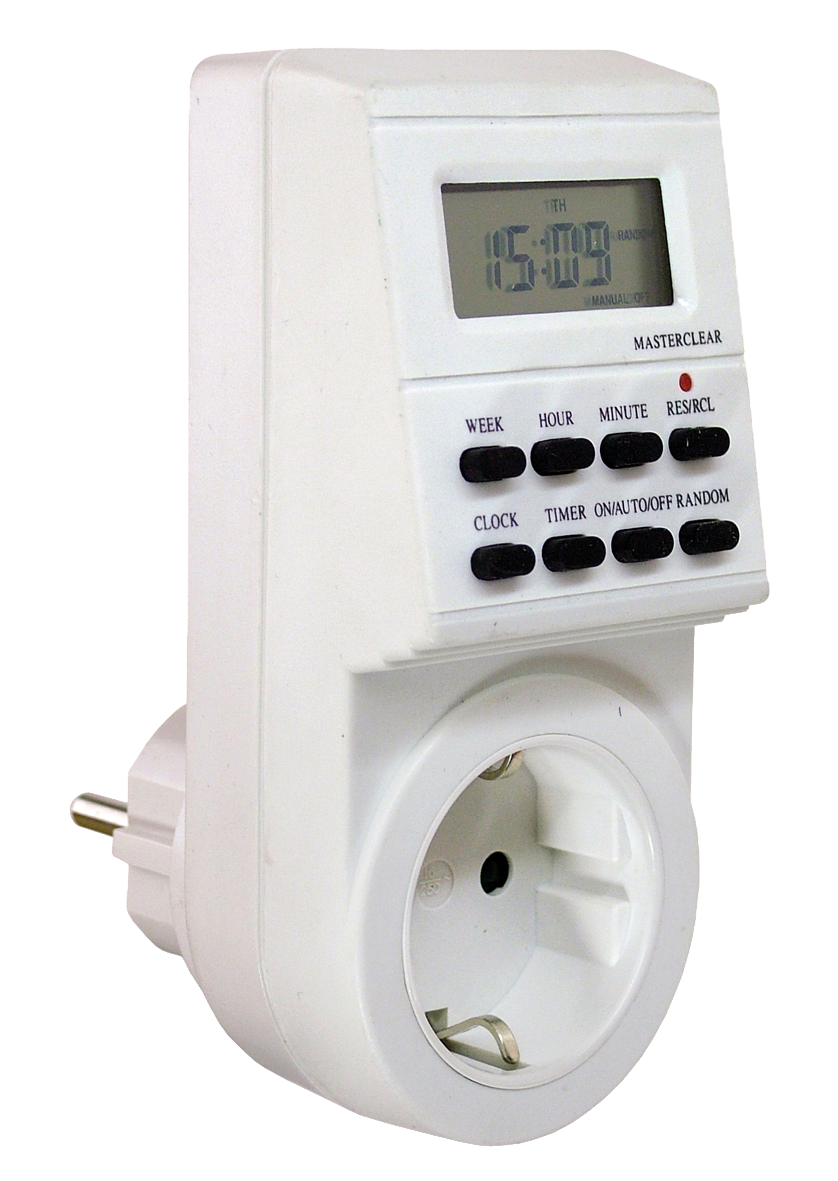 Schwabe Weektimer 230V/16A IP20 Digital Indoor 8 programma's