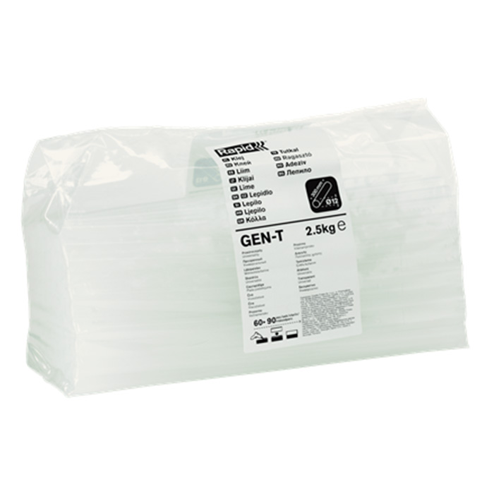Rapid Lijmpatronen Ø12x295mm 2.5kg GEN-T in zak